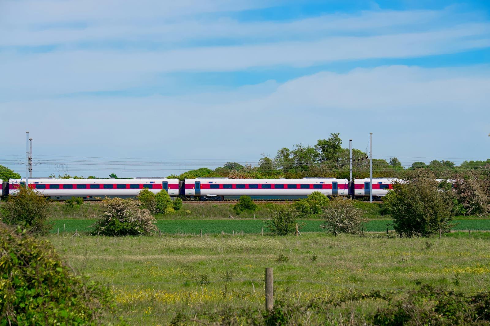 Train through the countryside