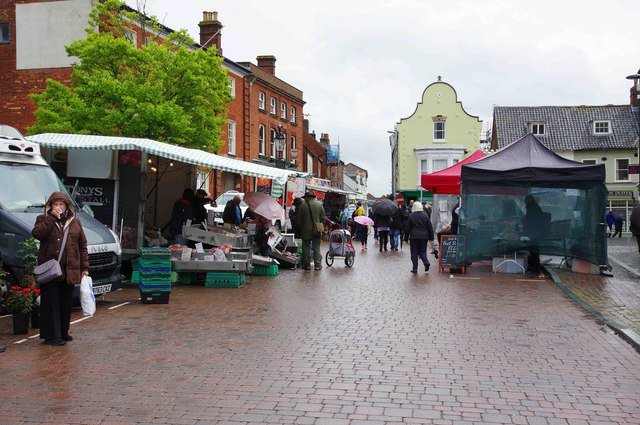 Fakenham market, Norfolk