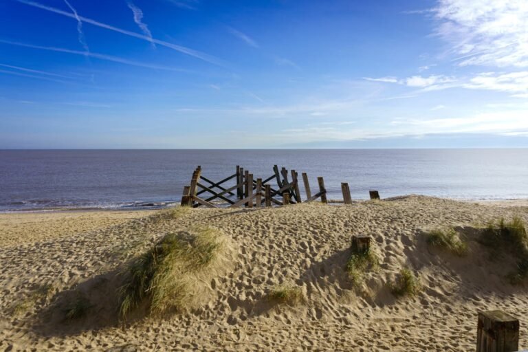 Beach landscape in Great Yarmouth, Norfolk