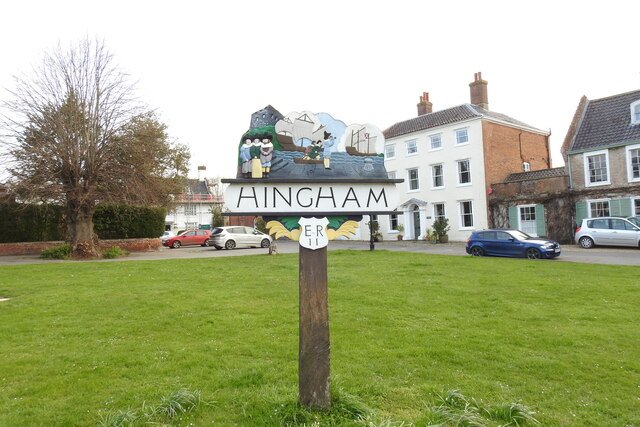 Hingham village, Norfolk