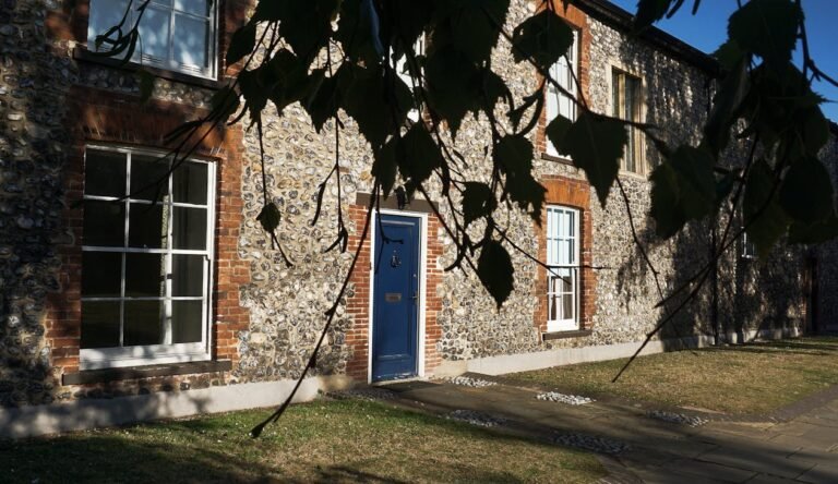Traditional Norfolk flint stone house