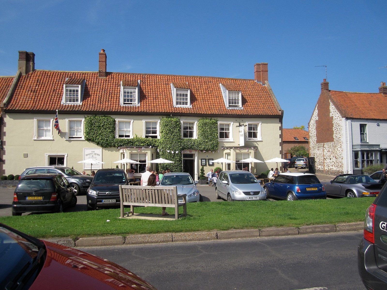 The Hoste Arms, Burnham Market, the village's most famous coaching inn