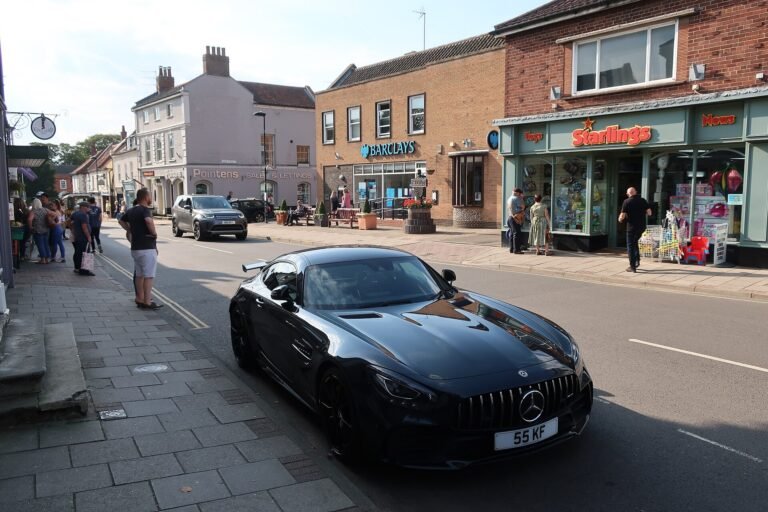 Holt high street, north Norfolk